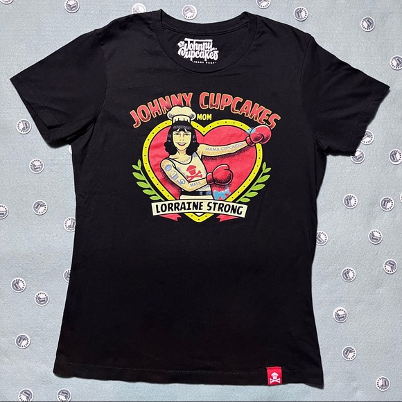 Johnny Cupcakes Tops - Johnny Cupcakes “Lorraine Strong” Tee - L